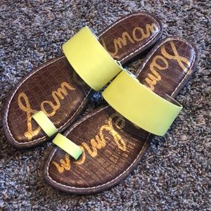 Sam Edelman sandals lime green